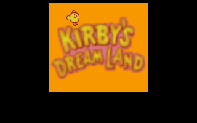 Kirby's Dream Land atari screenshot